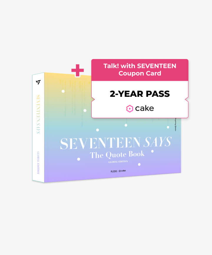 SEVENTEEN SAYS & Talk! with SEVENTEEN 2-YEAR Pass, listed by the store