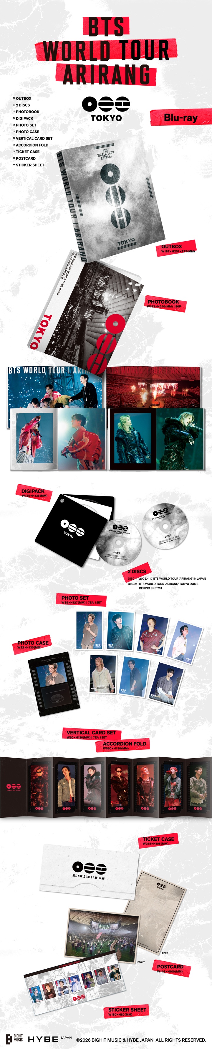 BTS WORLD TOUR 'ARIRANG' IN JAPAN Blu-ray 0 detail