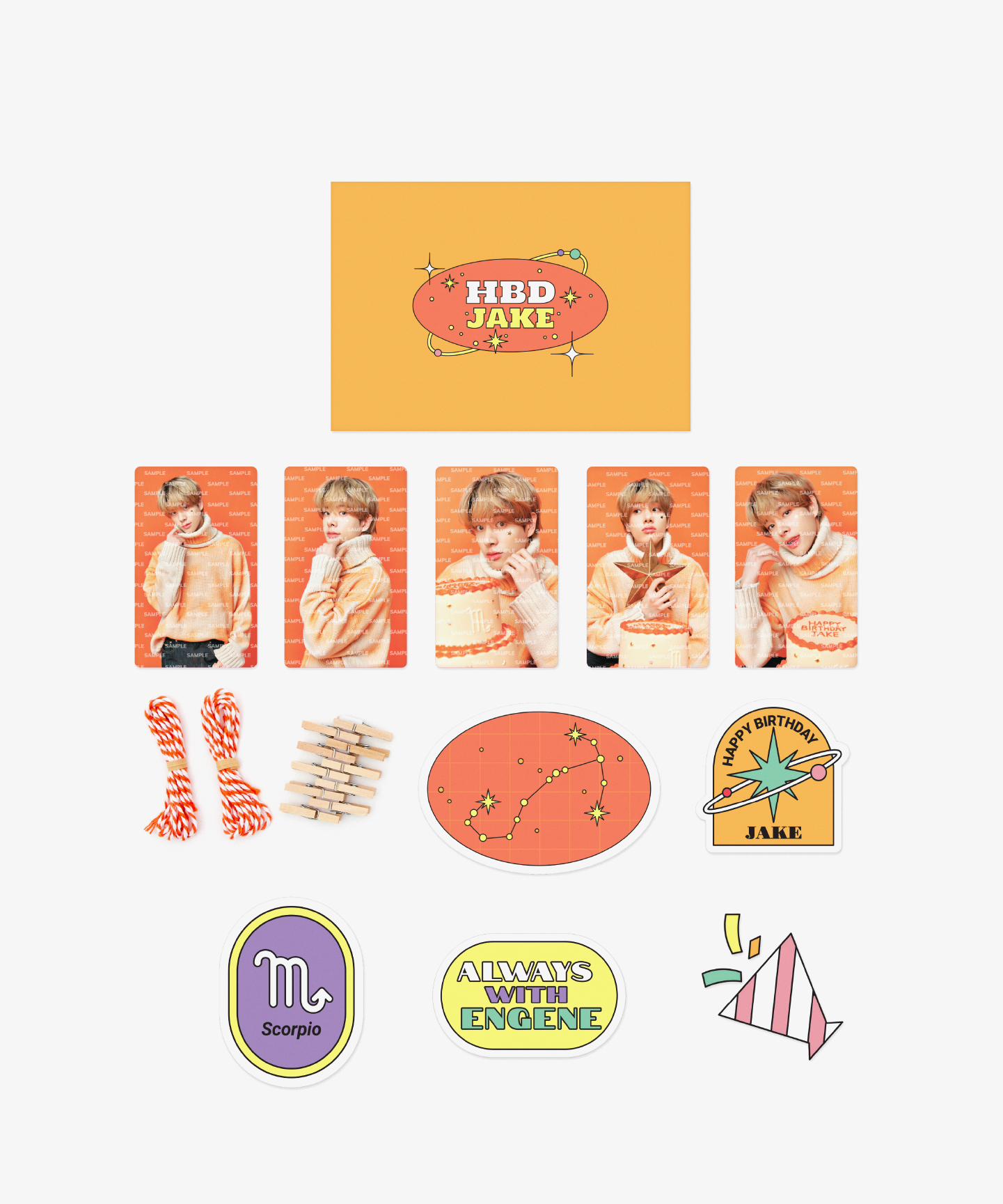 [JAKE] DIY PHOTO CARD GARLAND