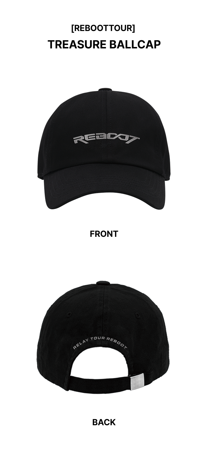 [REBOOTTOUR] TREASURE BALLCAP 1 detail