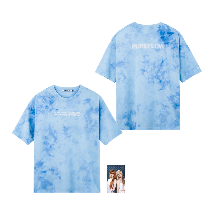 [PUREFLOW JAPAN]TIE-DYE T-SHIRT (BLUE)