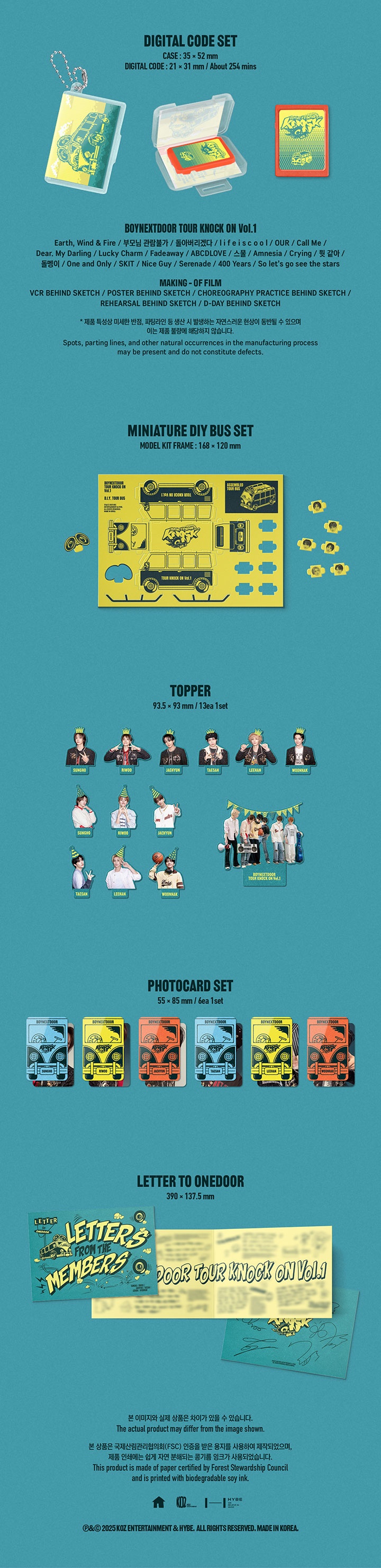 BOYNEXTDOOR TOUR 'KNOCK ON Vol.1' 3 detail