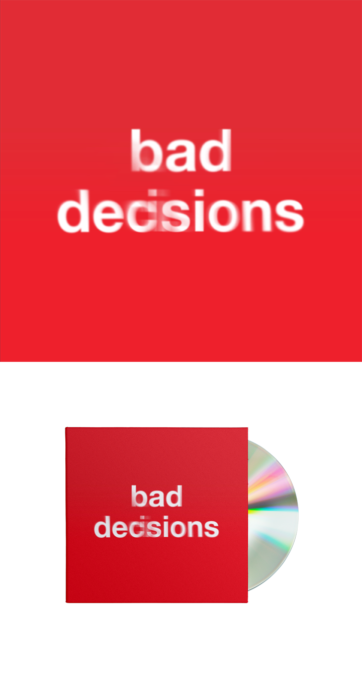 Bad Decisions CD 0 detail