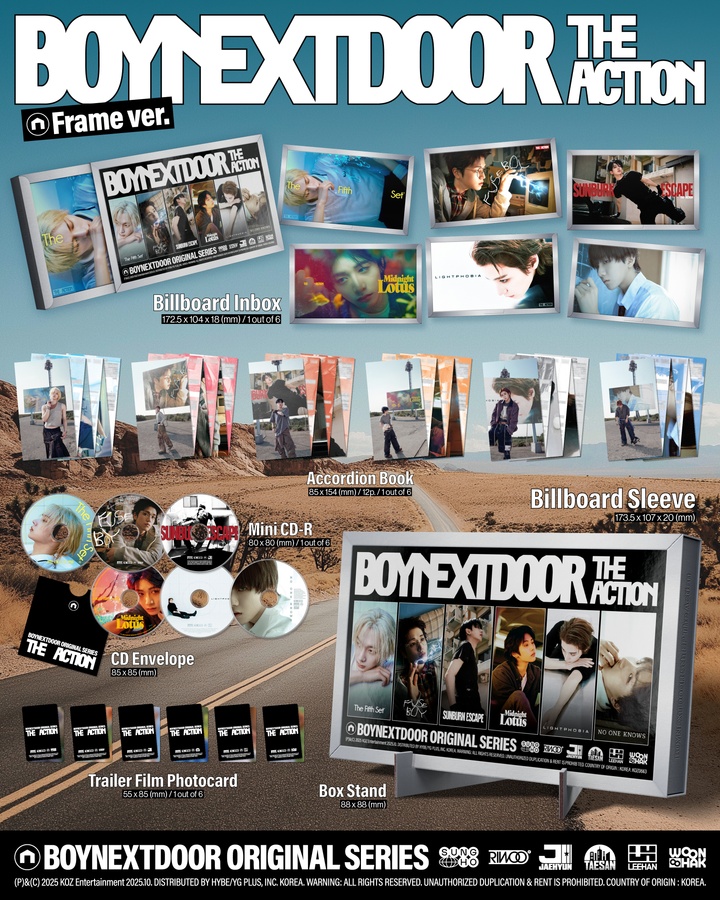 BOYNEXTDOOR 5th EP [The Action] (Frame ver.) 0 detail