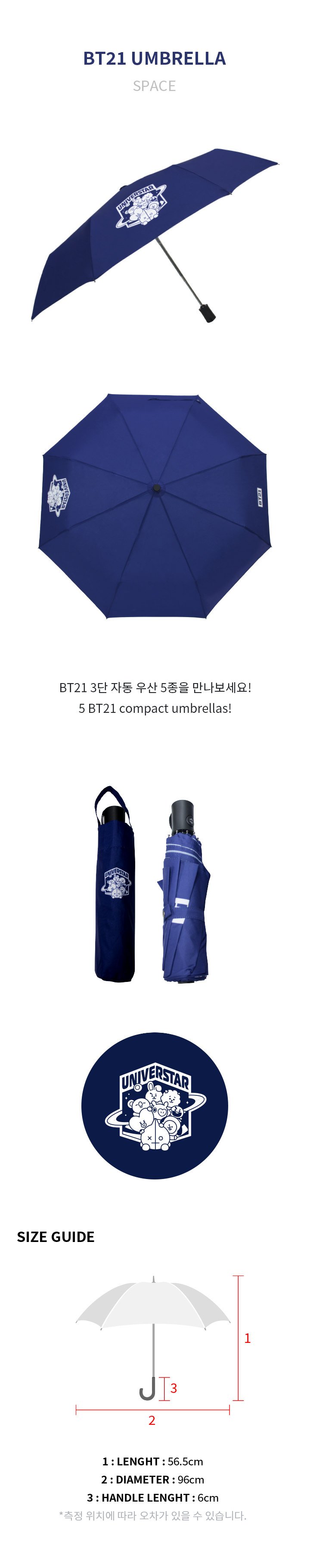 22 Automatic Folding Umbrella 2 detail