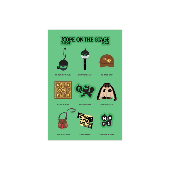 [HOPE ON THE STAGE_FINAL] Sticker Set