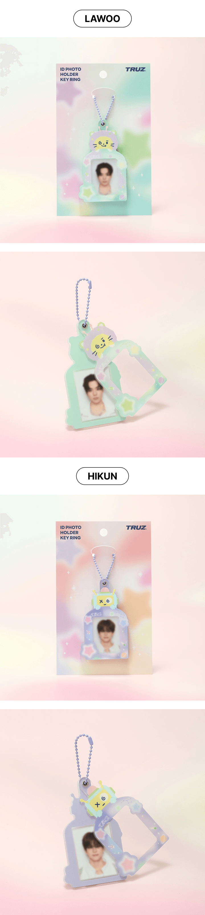 TRUZ PLANET PHOTO FRAME KEYRING 4 detail