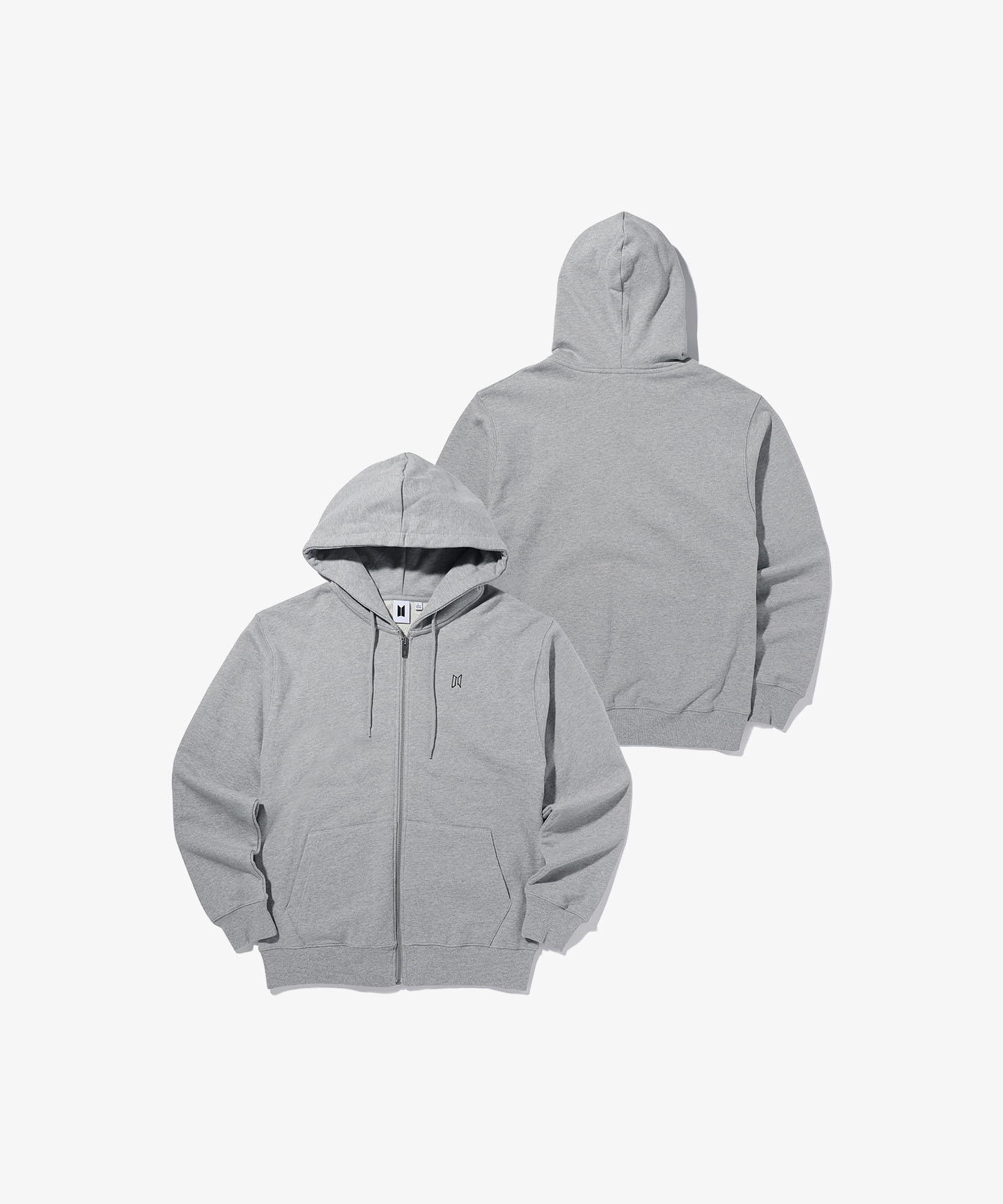 【アメリカ限定】BTS Zip-up Hoodie Gray Mサイズ BTS | Zip-up Hoodie 03