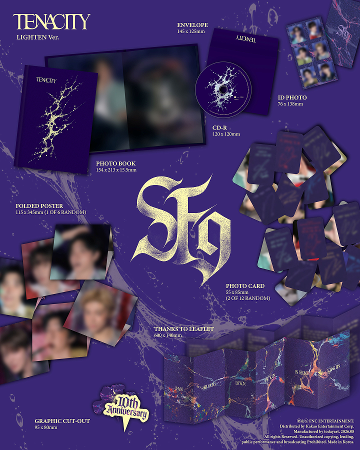 SF9 TENACITY The 2nd Album [tenacity] (lighten Ver.)