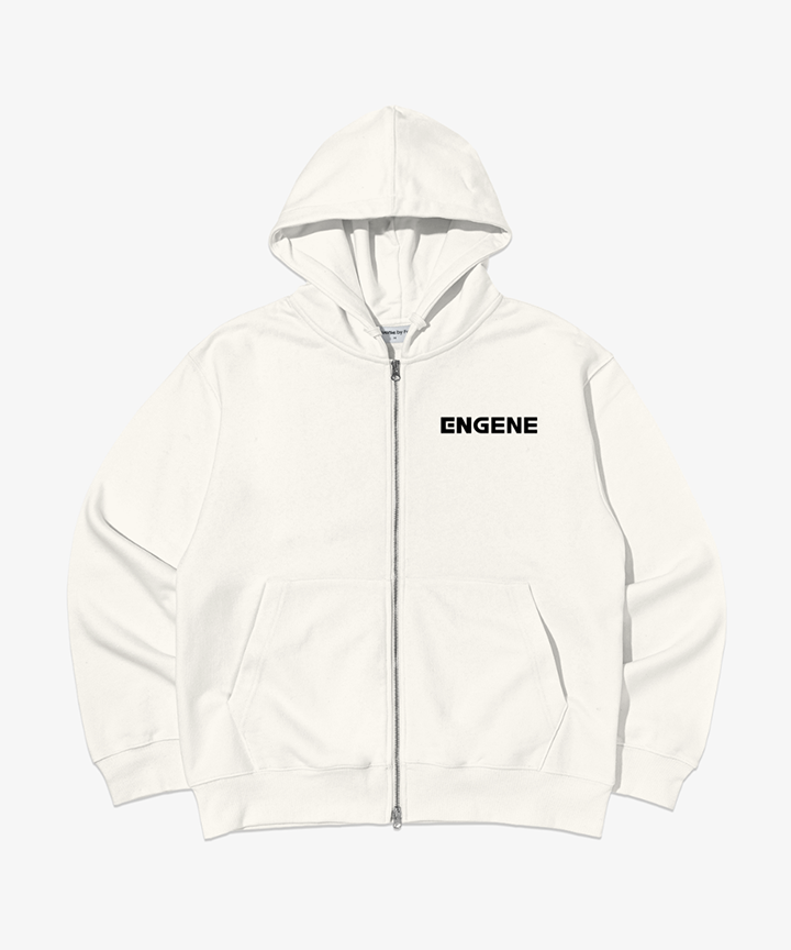 ZIP-UP HOODIE (IVORY)