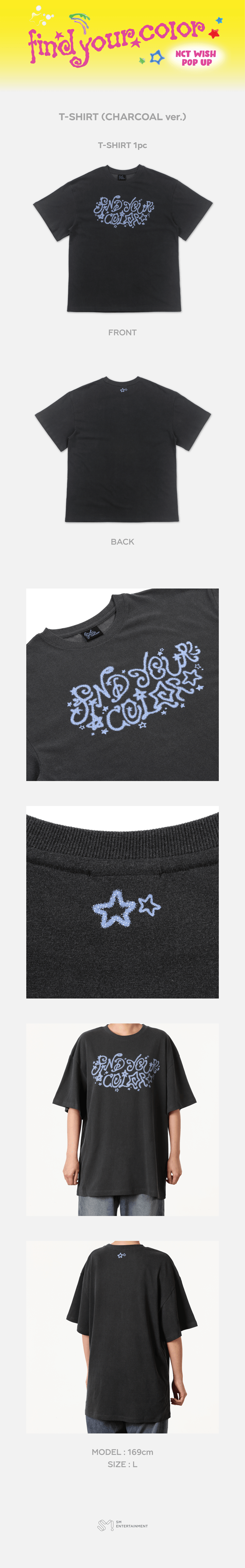 T-SHIRT (CHARCOAL ver.) 1 detail
