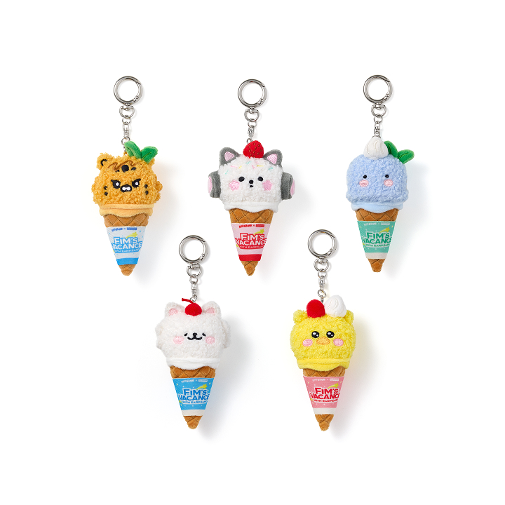 [FIM'S CLUB X EARP EARP] PLUSH KEYRING (ICE CREAM ver.)