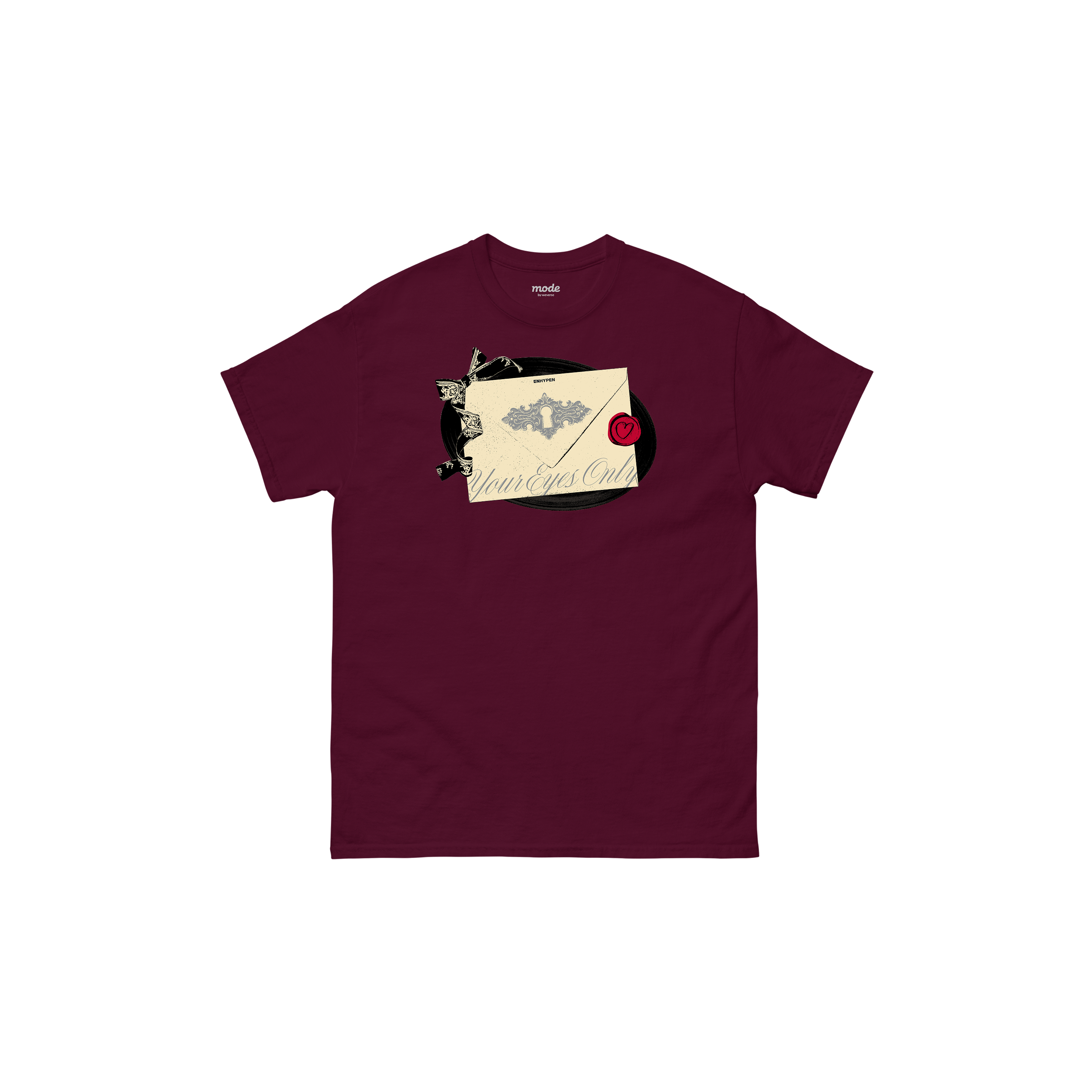 ENHYPEN | [JAY] Love Letter S/S Tee (Maroon)