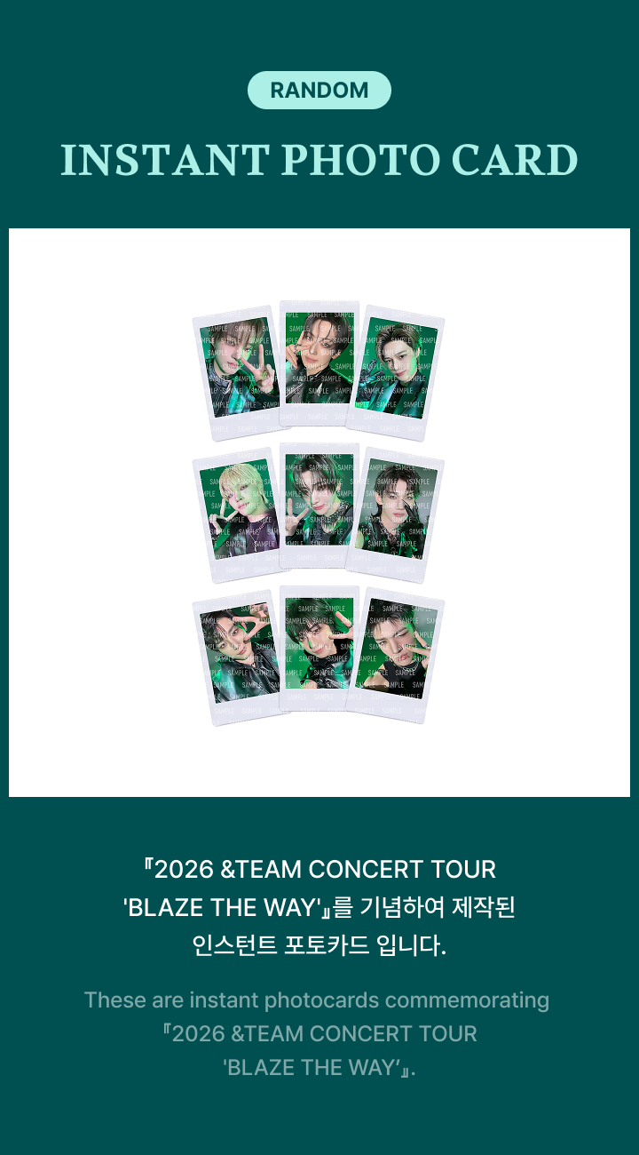 INSTANT PHOTO CARD 1 detail