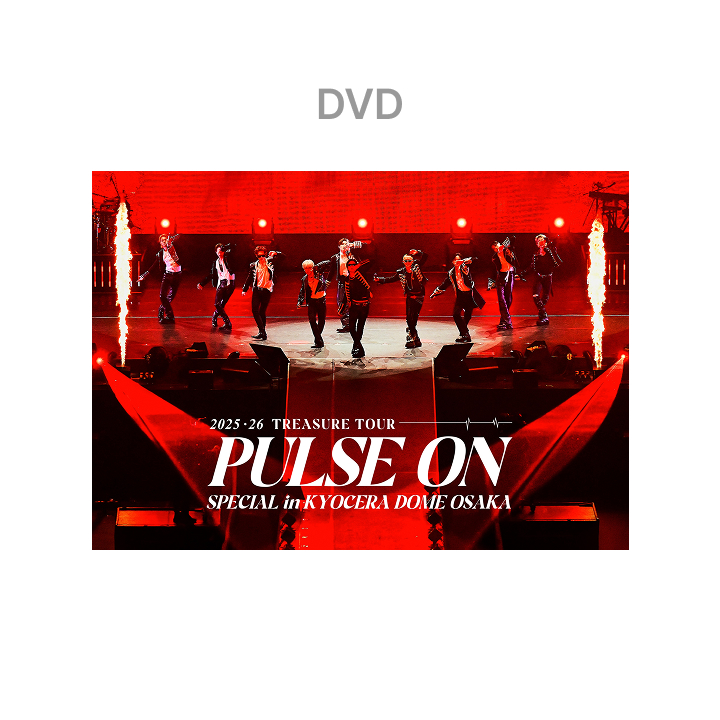 【DVD3枚組(スマプラ対応)】2025-26 TREASURE TOUR [PULSE ON] SPECIAL in KYOCERA DOME OSAKA