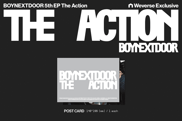 BOYNEXTDOOR 5th EP [The Action] (Play ver.) (Weverse Exclusive) 2 detail