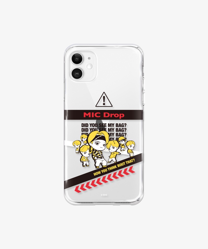 MIC Drop Yellow Clear TPU Case_iPhone 11_0