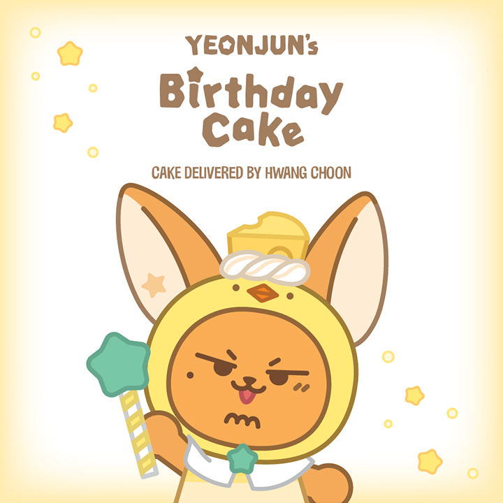 TOMORROW X TOGETHER Birthday Cake [yeonjun] Hwang Choon Tin Case Set