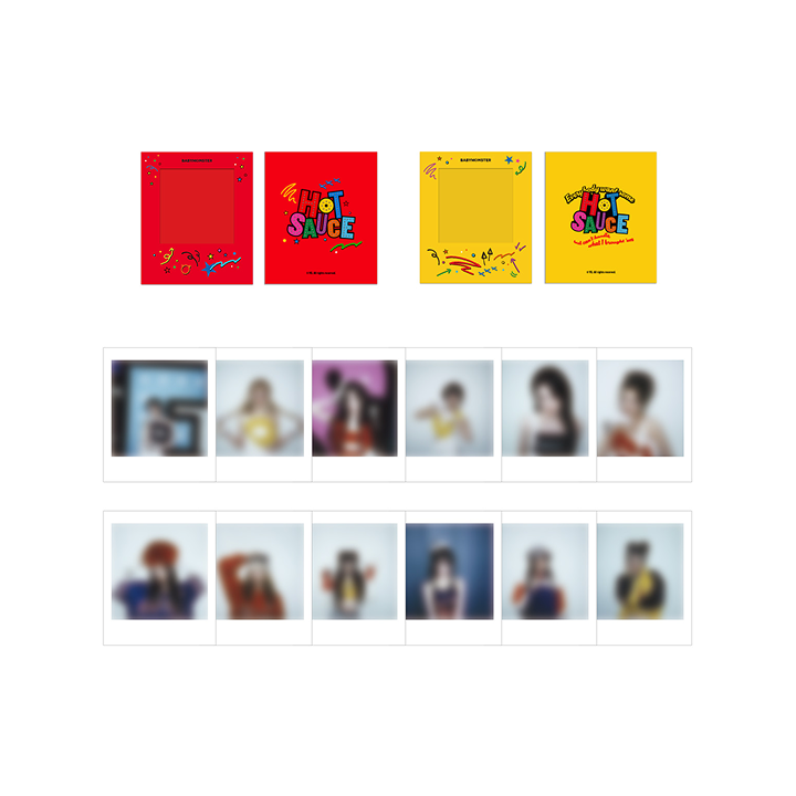 BABYMONSTER ワルツ ライブ オンライン購入 トレカ ７枚コンプセット BABYMONSTER | [HOTSAUCE] BABYMONSTER INSTANT PHOTO PACKAGE