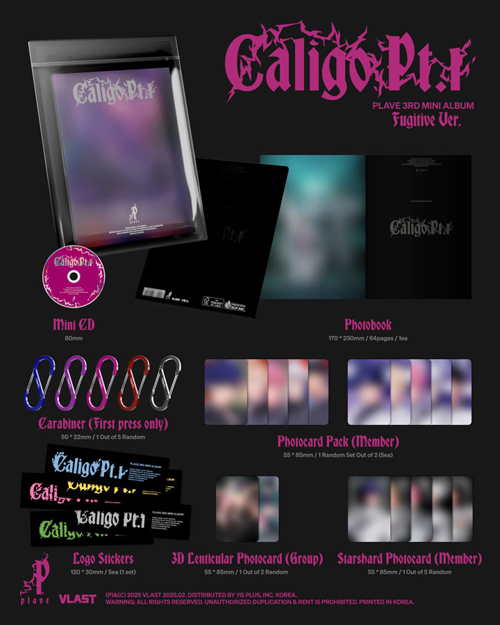 PLAVE | 3rd Mini Album 'Caligo Pt.1' (Fugitive Ver.)