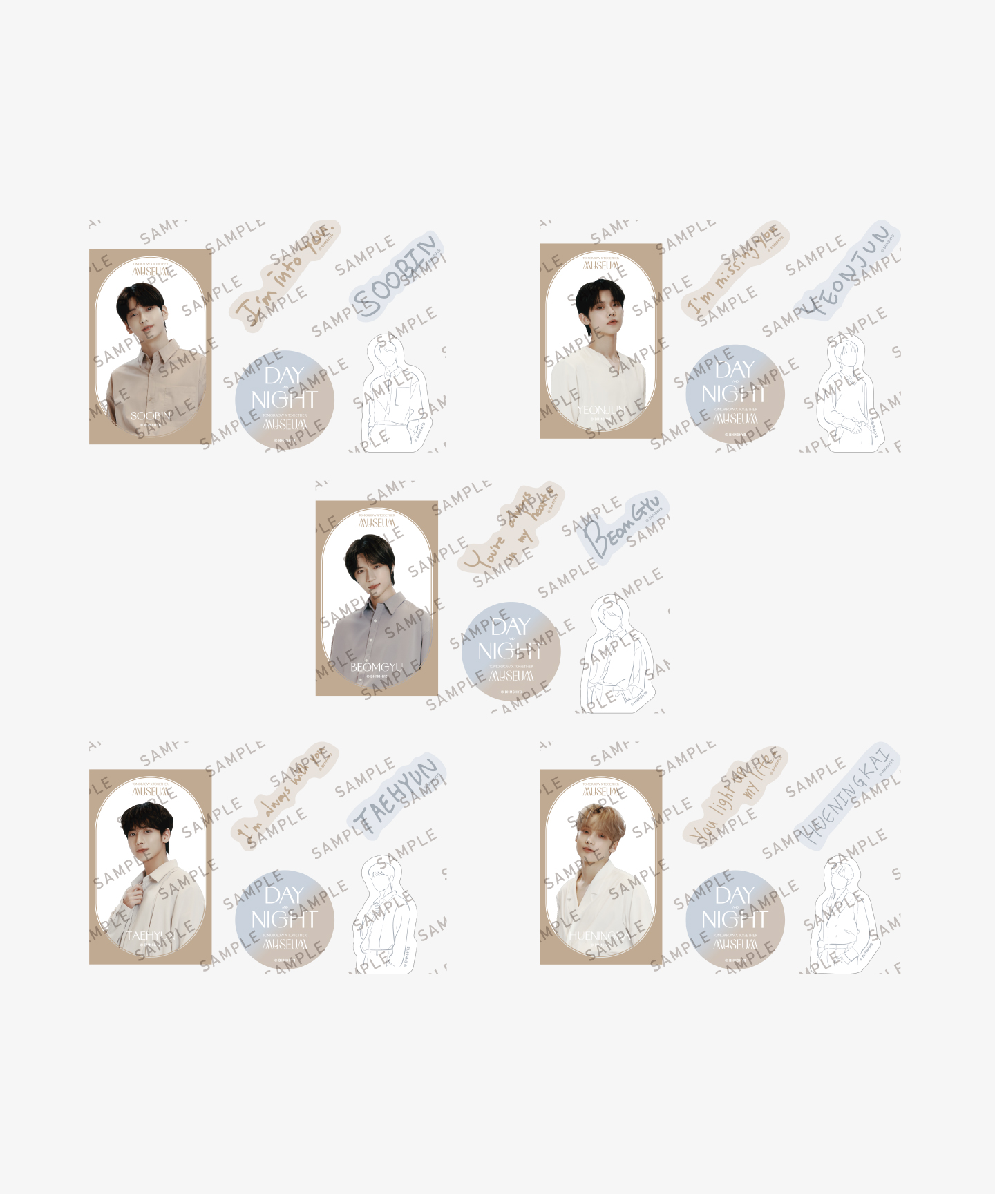 [TXT MUSEUM 2024] クリアフォトカード・ステッカーセット