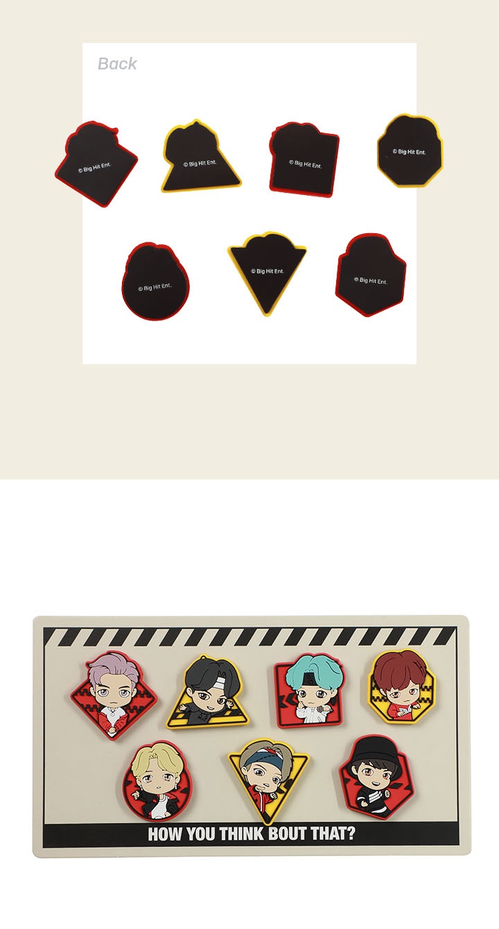 TinyTAN Magnet set 2 detail