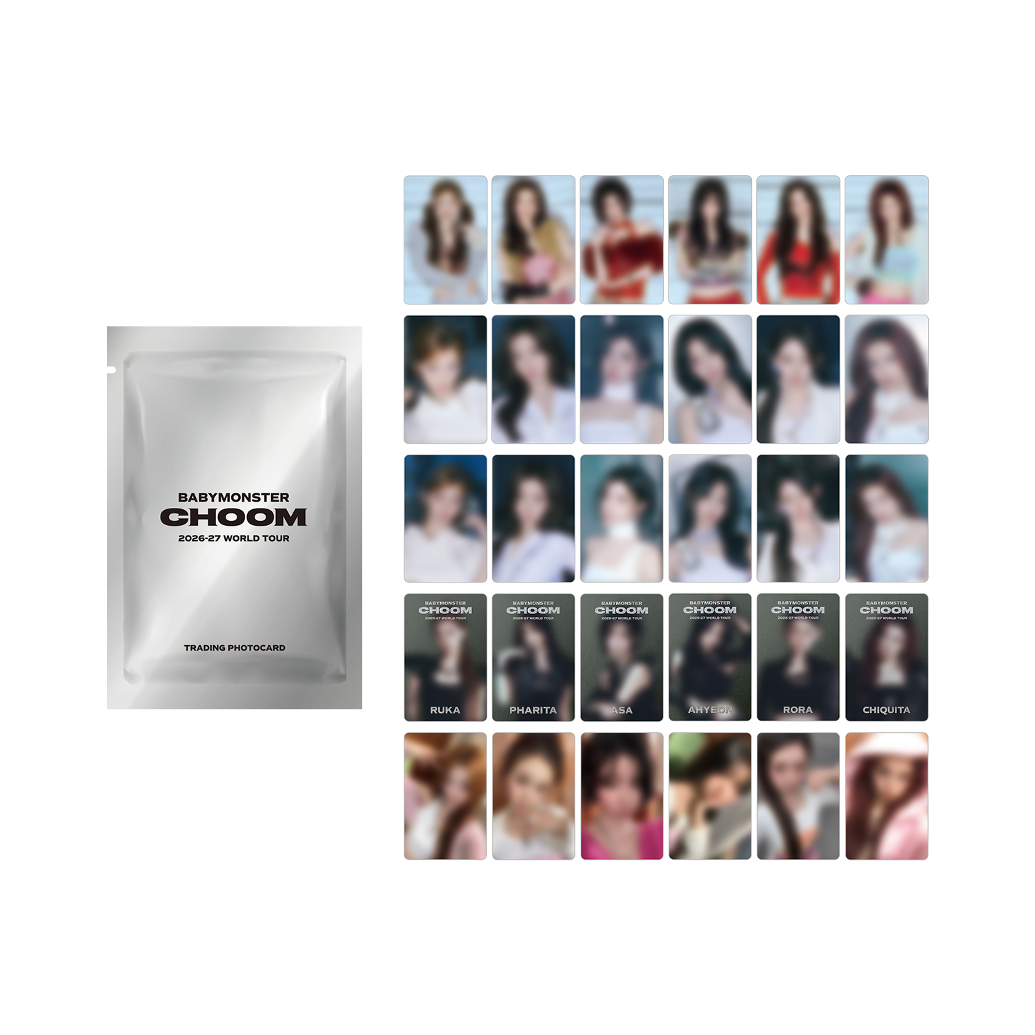[CHOOMTOUR] BABYMONSTER TRADING PHOTOCARD