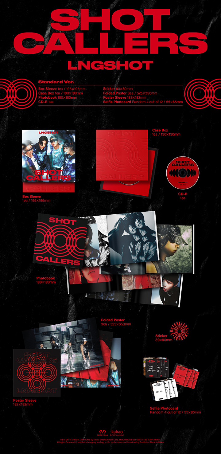 LNGSHOT | DEBUT EP [SHOT CALLERS] Standard Ver.