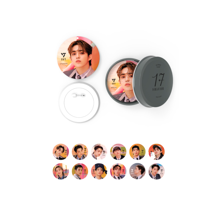 SEVENTEEN RIGHT メルカリ - 缶バッチ 缶バッジ 2025 HOME ウォヌ SEVENTEEN 缶バッジ ウォヌ HERE アイドル