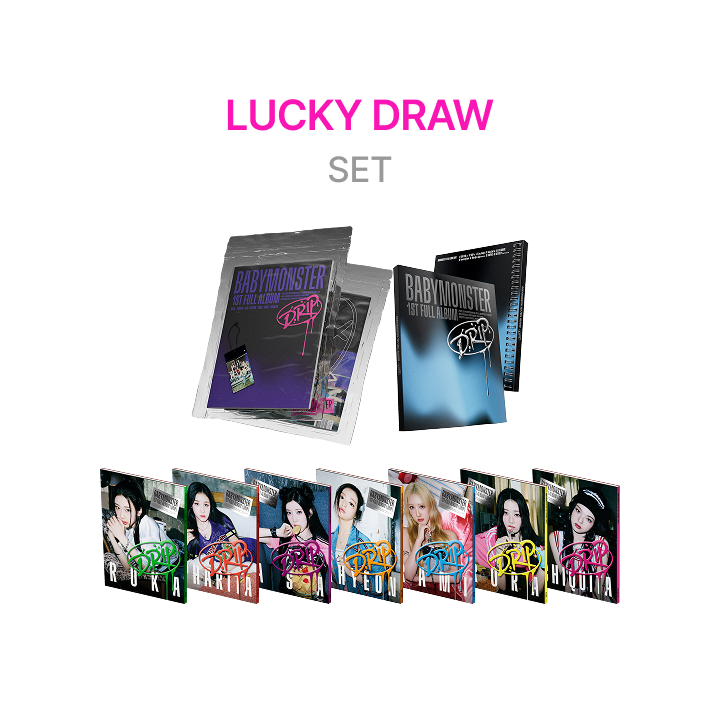 BABYMONSTER | [LUCKY DRAW] 1st FULL ALBUM [DRIP] ZIP LOCK +