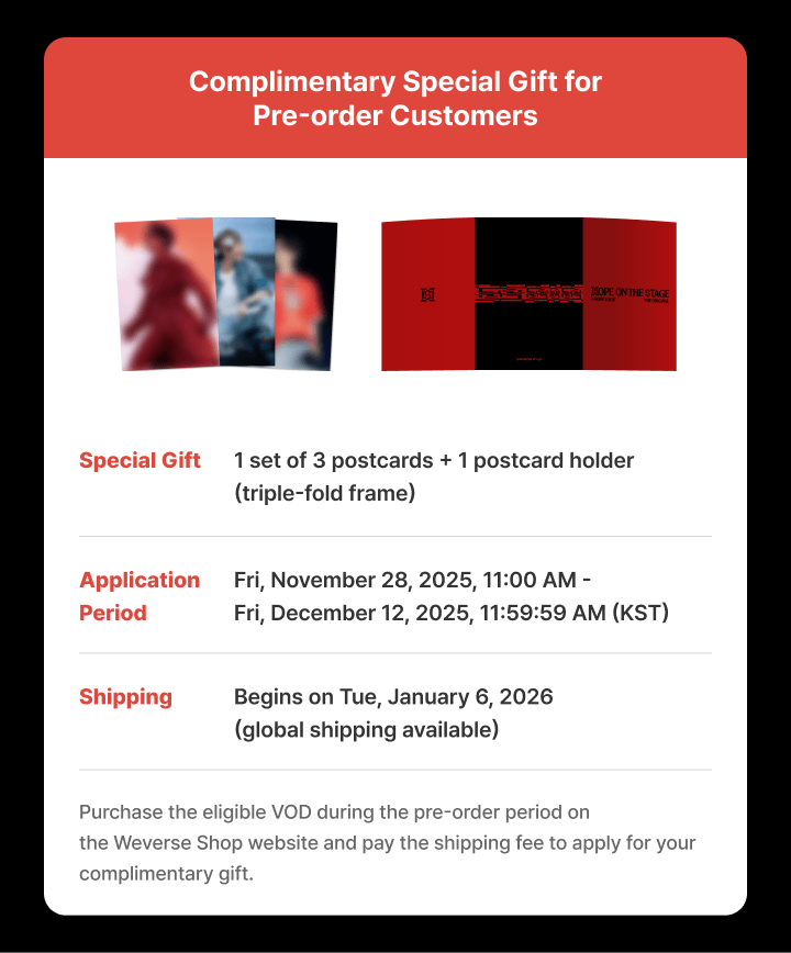 [Special Price] j-hope Tour ‘HOPE ON THE STAGE’ The Original 2 detail