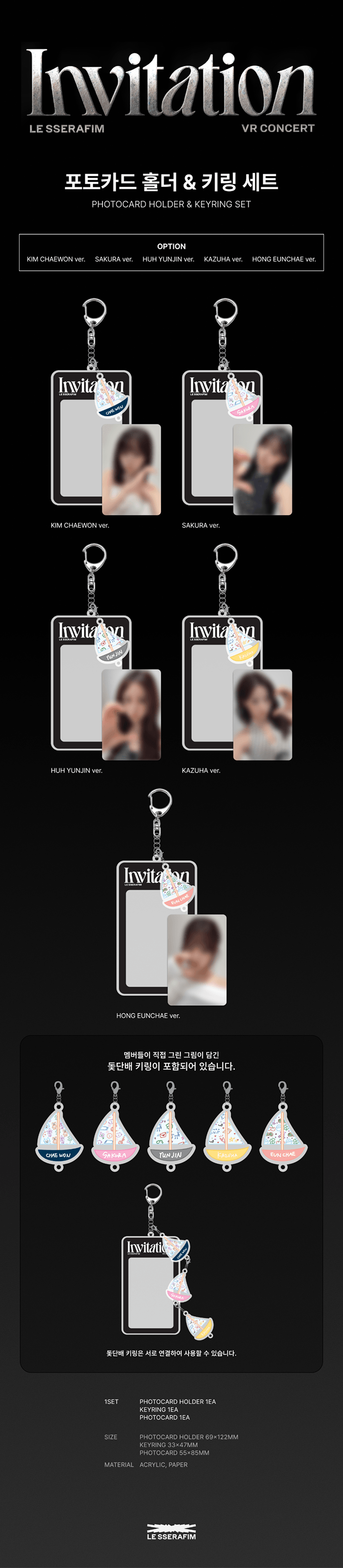 Photocard Holder & Keyring Set 0 detail