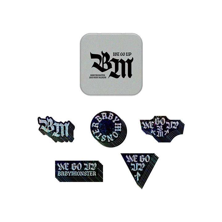[WEGOUP] BABYMONSTER TIN CASE + STICKER SET_0