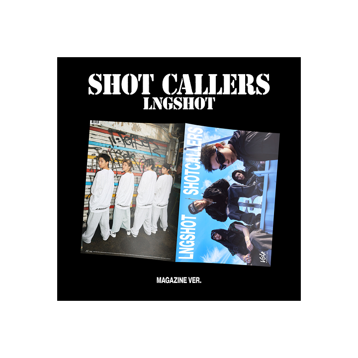 LNGSHOT SHOT CALLERS MAGAZINE ver 新品 LNGSHOT - SHOT CALLERS (Magazine ver.) – Kpop Planet Global