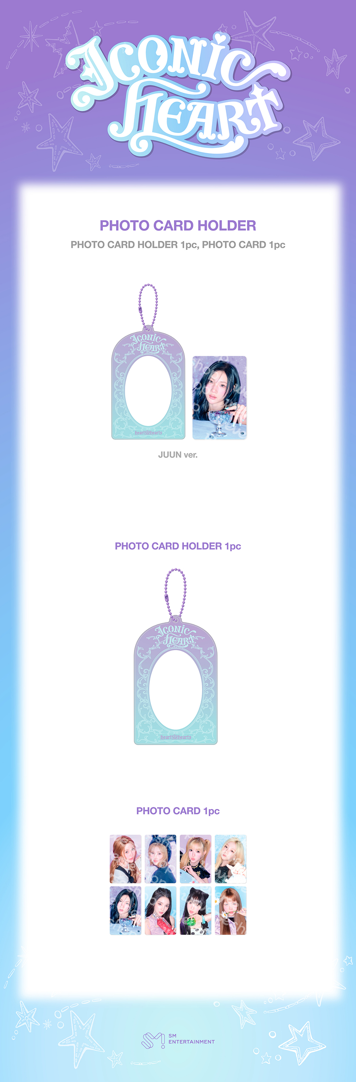 Hearts2Hearts ICONIC HEART Photo Card Holder