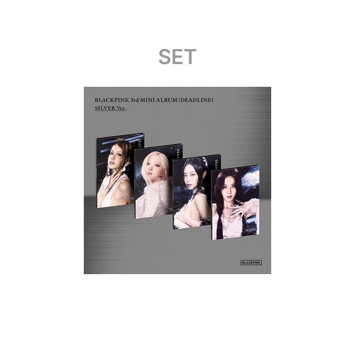 【4種セット】BLACKPINK 3rd MINI ALBUM BLACKPINK - 3rd Mini Album DEADLINE ( BLACK+PINK SET )