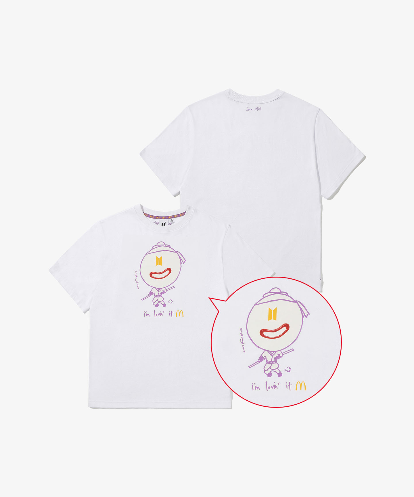 BTS | BTSxMcD] Saucy S/S T-shirt (Jimin)