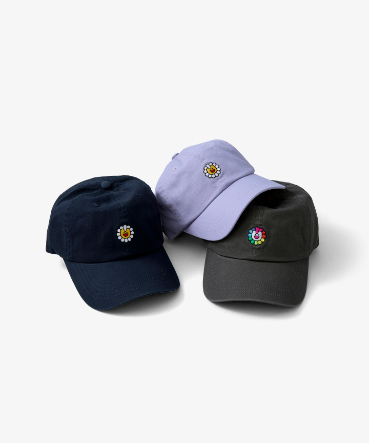 NewJeans NJ X MURAKAMI CAP キャップ　ブラック NewJeans | NewJeans X MURAKAMI BASEBALL CAP
