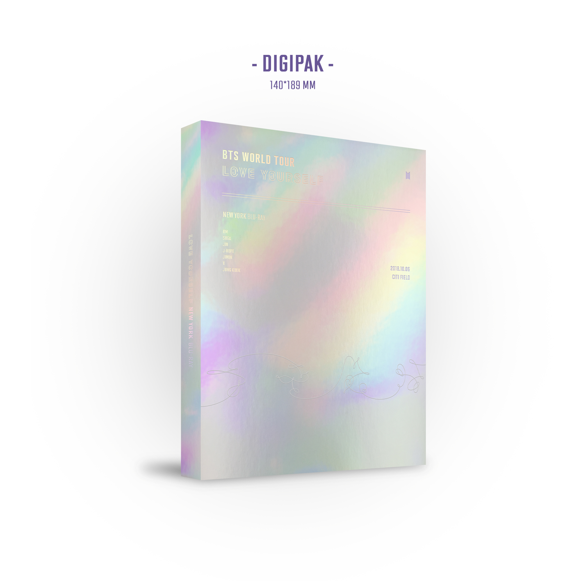 BTS WORLD TOUR 'LOVE YOURSELF' NEW YORK BLU-RAY