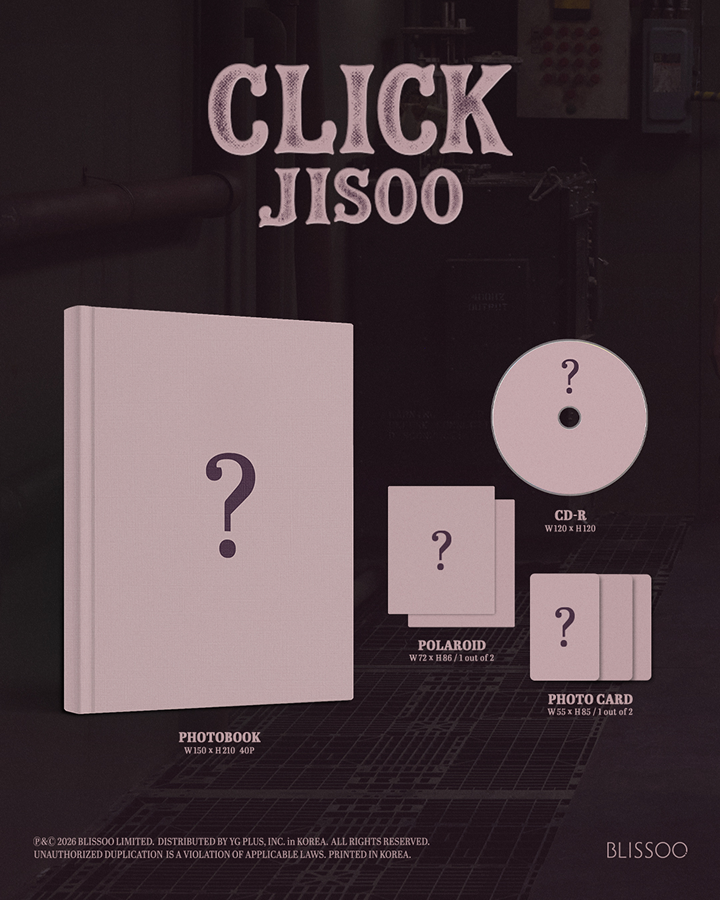 JISOO CLICK Single Album [click] Photobook Ver.