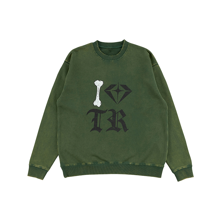 [PULSE ON IN JAPAN]I LOVE TREASURE プルオーバー（KHAKI）