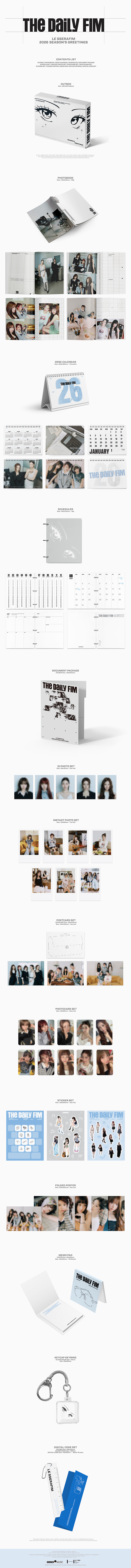 LE SSERAFIM 2026 SEASON’S GREETINGS 0 detail