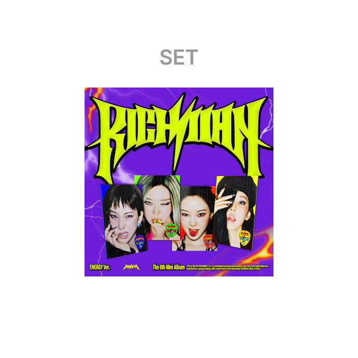 ★新品未開封 Rich Man ENERGY ver. 4冊 全員 セット ☆新品未開封 Rich Man ENERGY ver. 4冊 全員 セット Rich Man