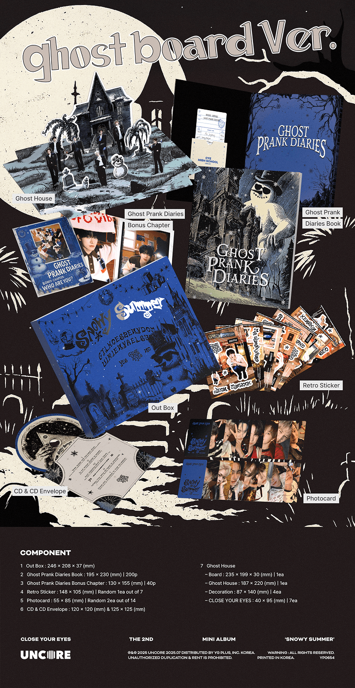The 2nd Mini Album 'Snowy Summer' (Ghost Board Ver.) 0 detail