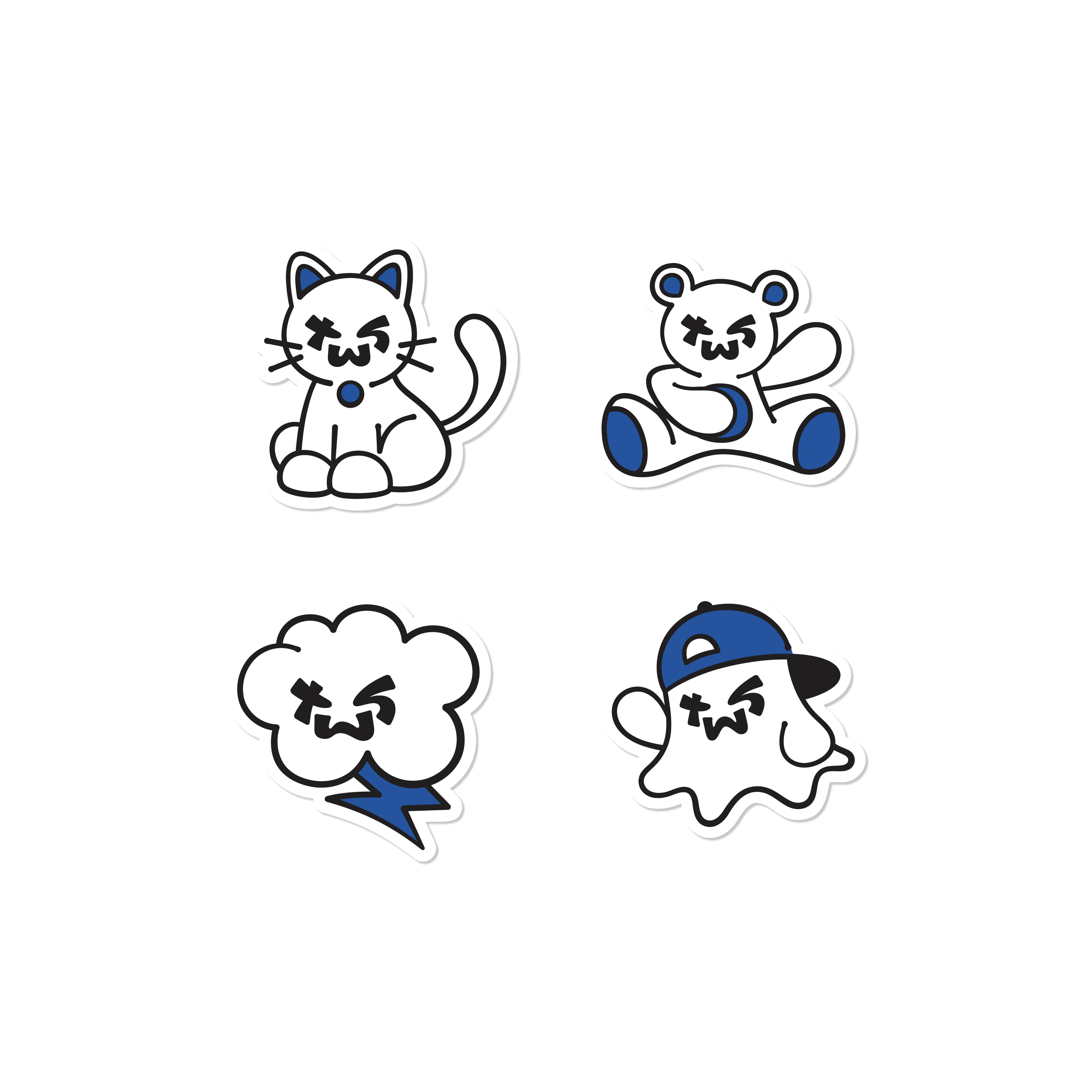 [play hard]STICKER SET