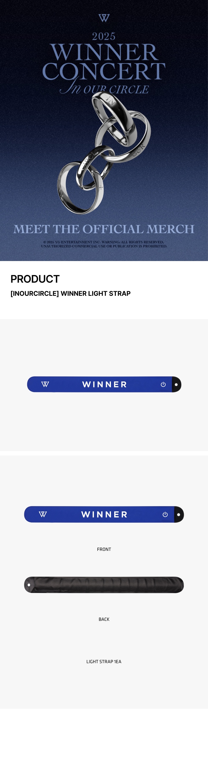 [INOURCIRCLE] WINNER LIGHT STRAP 0 detail