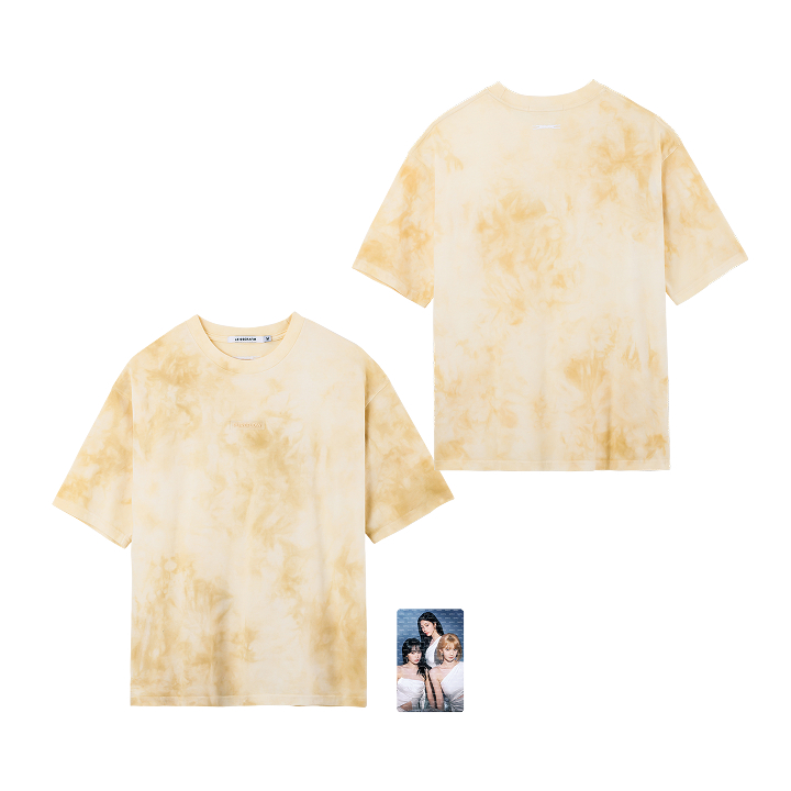 [PUREFLOW JAPAN]TIE-DYE T-SHIRT (CREAM)