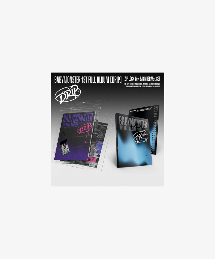 BABYMONSTER | 1st FULL ALBUM [DRIP] ZIP LOCK Ver. / BINDER