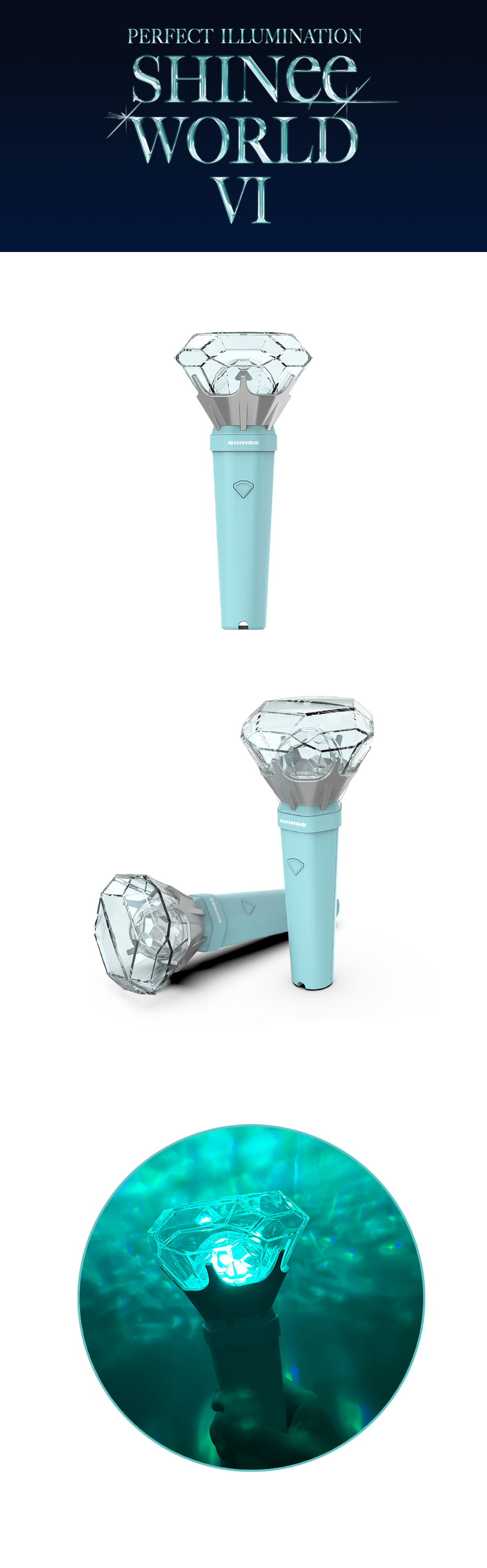 SHINee JAPAN OFFICIAL FANLIGHT ペンライト