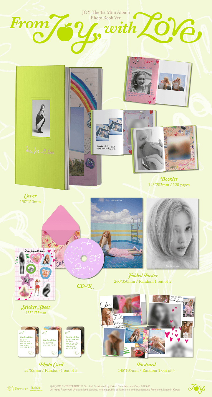 The 1st Mini Album [From JOY, with Love] (Photo Book Ver.) 0 detail